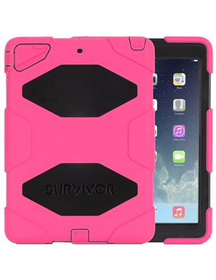 Griffin Survivor Case for Apple iPad Air (Pink Black/Black)