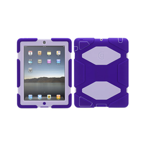 Griffin Survivor Case with Stand for Apple iPad 2, 3, 4th Gen iPad - Purple/Lavender