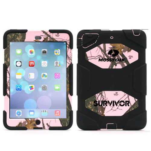 Griffin Survivor Mossy Oak Series Case for Apple iPad Mini/iPad Mini Retina (Pink Break Up)