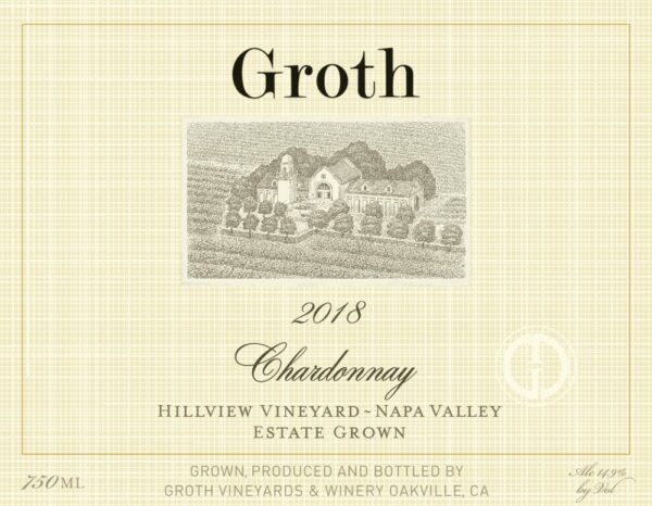 Groth 2018 Hillview Vineyard Chardonnay - White Wine