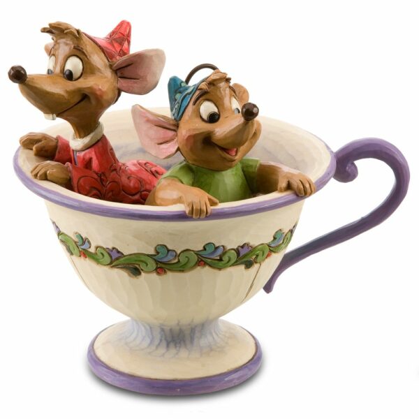 Gus and Jaq ''Tea for Two'' Figurine by Jim Shore Official shopDisney