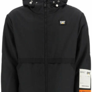 HERON PRESTON WINDBREAKER JACKET WITH PATCHES M Black Technical