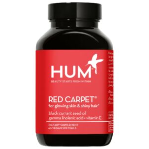 HUM Nutrition Red Carpet Skin and Hair Health Supplement 60 Capsules