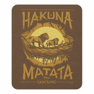 ''Hakuna Matata'' Woodcut Design Mouse Pad The Lion King 2019 Film Customized Official shopDisney