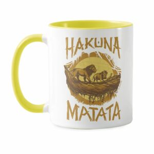 ''Hakuna Matata'' Woodcut Design Mug The Lion King 2019 Film Customized Official shopDisney