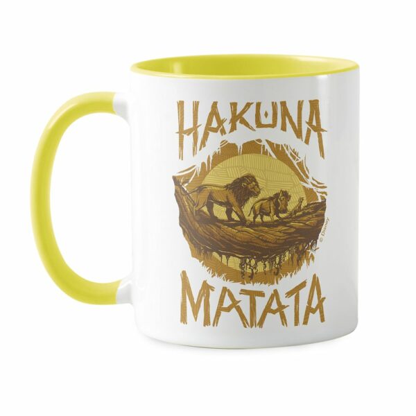 ''Hakuna Matata'' Woodcut Design Mug The Lion King 2019 Film Customized Official shopDisney