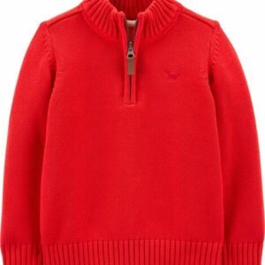 Half-Zip Cotton Pullover