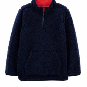 Half-Zip Sherpa Pullover