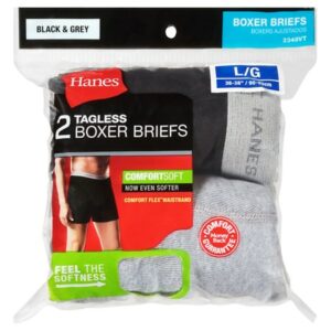 Hanes Men's Boxer Briefs Large - 2.0 ea