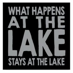 "Happens Lake" by Erin Clark, Canvas Art, 24"x24"