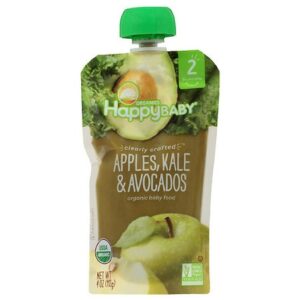 Happy Baby Clearly Crafted Baby Food Apple/Kale/Avocado - 4.0 oz