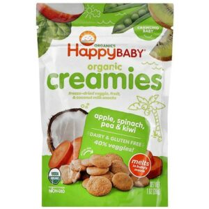 Happy Baby Organic Creamies Apple, Spinach, Pea & Kiwi - 1.0 oz