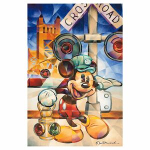 ''Happy Engineer'' Gallery Wrapped Canvas by Tom Matousek Limited Edition Official shopDisney