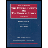 Hart and Wechsler's Federal Court and Federal System - Supplement