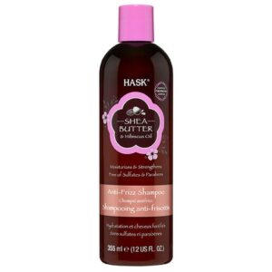 Hask Shea Butter & Hibiscus Anti-Frizz Shampoo - 12.0 fl oz