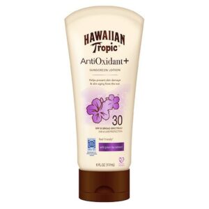 Hawaiian Tropic Antioxidant Plus Sunscreen Lotion SPF 30 With Green tea extract - 6.0 fl oz