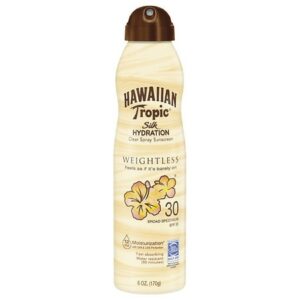 Hawaiian Tropic Silk Hydration Weightless Sunscreen Continuous Spray SPF 30 - 6.0 oz