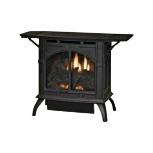 Heritage Cast Iron Matte Black Stove Vfd10Cc30Fn, Natural Gas