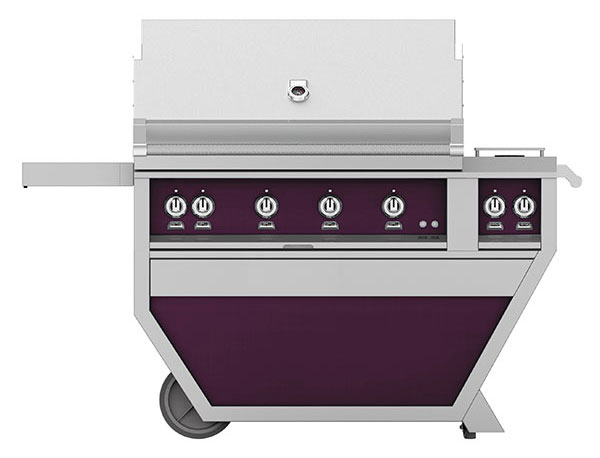 Hestan 42" Lush Deluxe Trellis And Sear With Double Side Burner Liquid Propane Gas Grill