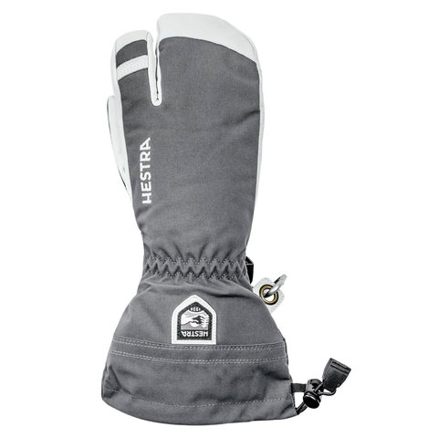Hestra 3 Finger Glove Grey 10