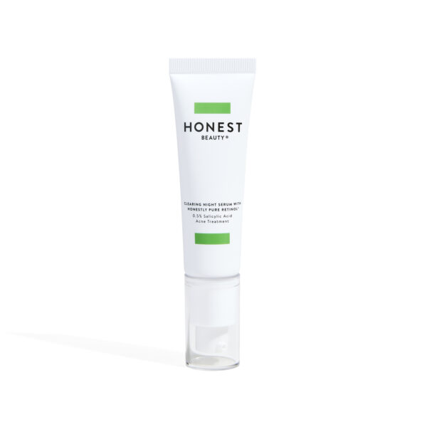 Honest Beauty Clearing Night Serum with Honestly Pure Retinol® Vitamin & Supplement, Plant-Derived Ingredients