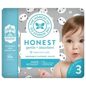 Honest Diapers, Pandas Size 3 - 27.0 ea