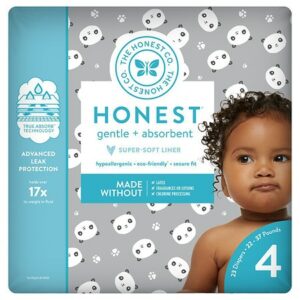 Honest Diapers, Pandas Size 4 - 23.0 ea