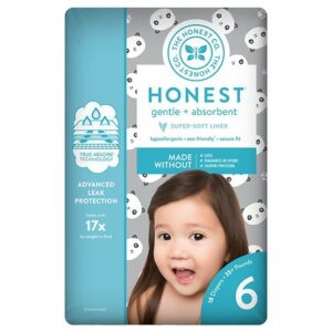 Honest Diapers, Pandas Size 6 - 18.0 ea