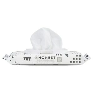 Honest Printed Baby Wipes - 36.0 ea