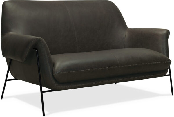 Hooker Furniture Living Room Ambroise Settee With Metal Frame