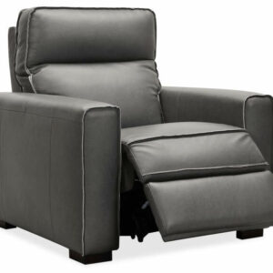 Hooker Furniture Living Room Braeburn Leather Recliner With Power Headrest