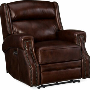 Hooker Furniture Living Room Carlisle Power Recliner With Power Headrest