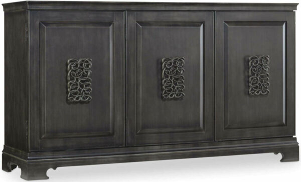 Hooker Furniture Living Room Charcoal Gray Melange Brockton Credenza