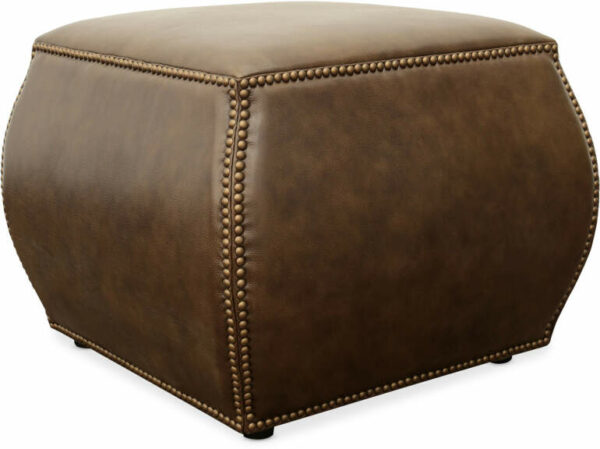 Hooker Furniture Living Room Cordova Leather Ottoman