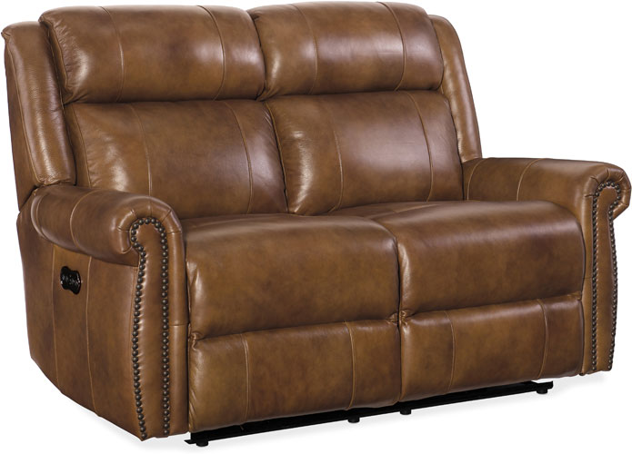 Hooker Furniture Living Room Esme Power Motion Loveseat With Power Headrests