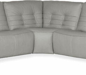 Hooker Furniture Living Room Reaux Grandier 5-Piece Power Recline Sectional With 3 Power Recliners