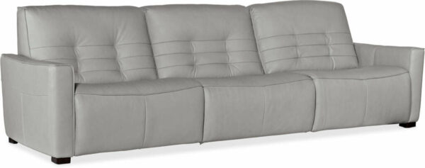 Hooker Furniture Living Room Reaux Power Motion Sofa With 3 Power Recliners