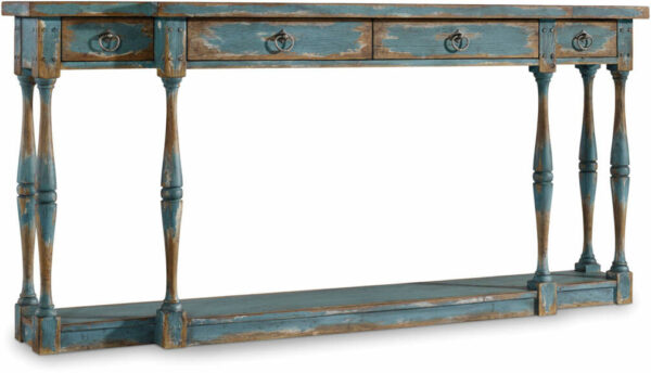 Hooker Furniture Living Room Sanctuary Four-Drawer Thin Console