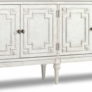 Hooker Furniture Living Room White Four-Door Credenza