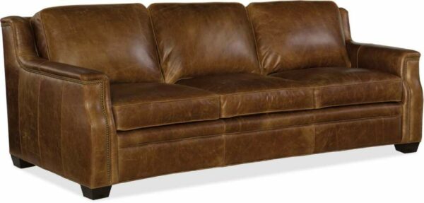 Hooker Furniture Living Room Yates Stationary Sofa