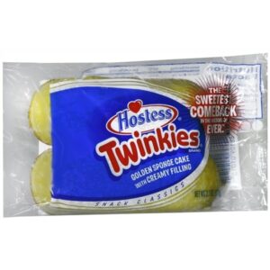 Hostess Twinkies Golden Sponge Cakes with Creamy Filling - 1.35 oz x 2 pack