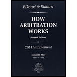 How Arbitration Works - 2014 Cum. Supplement