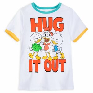 Huey, Dewey and Louie ''Hug It Out'' Ringer T-Shirt for Boys DuckTales Official shopDisney