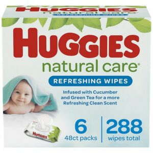 Huggies Natural Care Refreshing Baby Wipes Scented - 48.0 ea x 6 pack