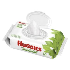 Huggies Natural Care Sensitive Baby Wipes Flip-Top Pack Fragrance Free - 56.0 ea