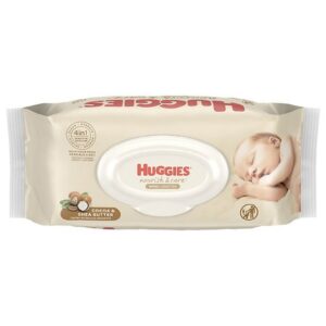 Huggies Nourish & Care Scented Baby Wipes, Flip-Top Pack Cocoa & Shea Butter - 56.0 ea