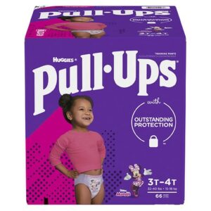 Huggies Pull-Ups Girls' Training Pants, 3T-4T 3T - 4T - 66.0 ea