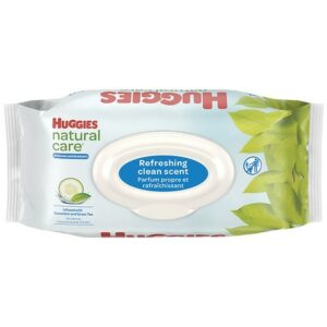 Huggies Refreshing Clean Refreshing Baby Wipes Flip-Top Pack Cucumber & Green Tea - 56.0 ea