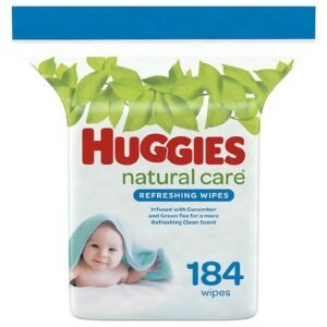 Huggies Refreshing Clean Refreshing Baby Wipes Refill Pack Cucumber & Green Tea - 184.0 ea