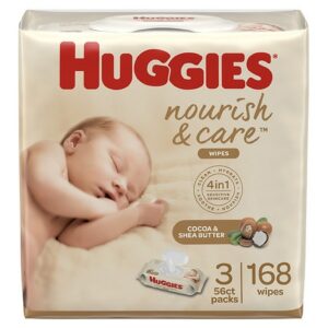 Huggies Scented Baby Wipes, 3 Flip-Top Packs Cocoa & Shea Butter - 56.0 ea x 3 pack